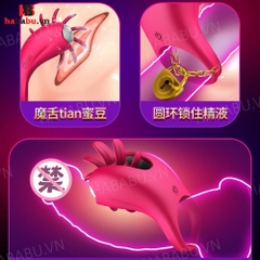 Vòng rung dương vật Cock Rings lưỡi liếm chính hãng