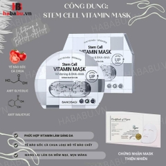 Mặt nạ Banobagi Stem Cell Whitening & BHA-AHA set 10 miếng chính hãng