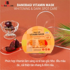 Mặt nạ Banobagi Stem Cell Whitening & Dark Spot Care set 10 miếng chính hãng