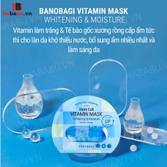 Mặt nạ Banobagi Stem Cell Whitening & Moisture set 10 miếng chính hãng