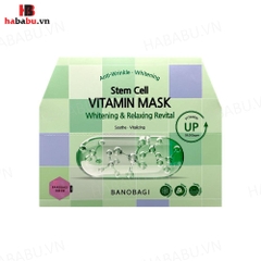 Mặt nạ Banobagi Stem Cell Whitening & Relaxing set 10 miếng chính hãng
