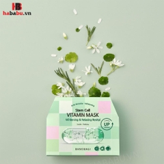 Mặt nạ Banobagi Stem Cell Whitening & Relaxing set 10 miếng chính hãng