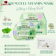Mặt nạ Banobagi Stem Cell Whitening & Relaxing set 10 miếng chính hãng