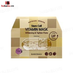 Mặt nạ Banobagi Stem Cell Whitening & Tighten set 10 miếng chính hãng