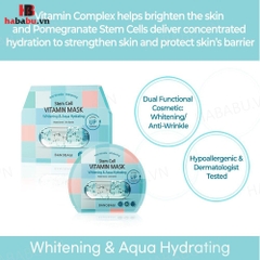 Mặt nạ Banobagi Stem Cell Whitening & Aqua set 10 miếng chính hãng
