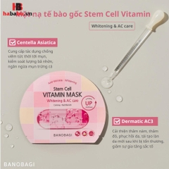 Mặt nạ Banobagi Stem Cell Whitening & AC Care set 10 miếng chính hãng