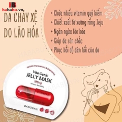 Mặt nạ Banobagi Genic Jelly Mask Vitamin A Đỏ set 10 miếng chính hãng