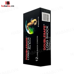 Bao cao su Cá ngựa Doublesafe Seahorse hộp 12 chiếc kéo dài thời gian chính hãng