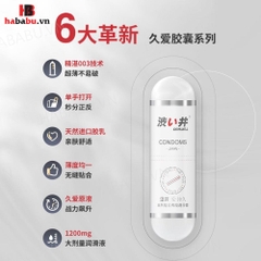Bao cao su Drywell Long Lasting hộp 7 chiếc kéo dài thời gian chính hãng