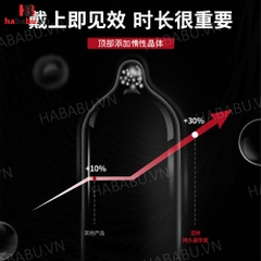Bao cao su Drywell Long Lasting hộp 3 chiếc kéo dài thời gian chính hãng