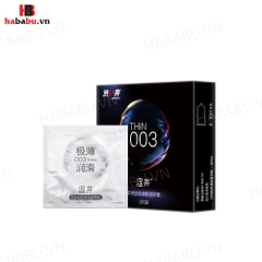 Bao cao su Drywell Ultra Thin 003 hộp 3 chiếc siêu mỏng chính hãng