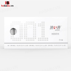 Bao cao su siêu mỏng DryWell Ultra Thin 001 7 chiếc chính hãng