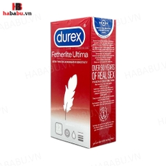 Bao cao su Durex Fetherlite Ultima hộp 12 chiếc siêu mỏng chính hãng