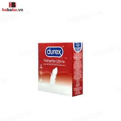 Bao cao su Durex Fetherlite Ultima hộp 3 chiếc siêu mỏng chính hãng