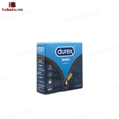 Bao cao su Durex Jeans Easy-On hộp 3 chiếc chính hãng