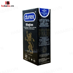 Bao cao su siêu mỏng Durex Kingtex hộp 12 chiếc chính hãng