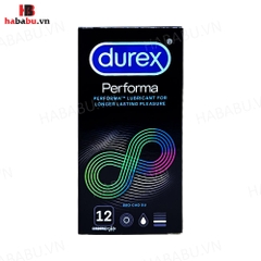 Bao cao su Durex Performa hộp 12 chiếc kéo dài thời gian chính hãng