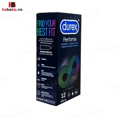 Bao cao su Durex Performa hộp 12 chiếc kéo dài thời gian chính hãng
