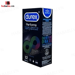 Bao cao su Durex Performa hộp 12 chiếc kéo dài thời gian chính hãng