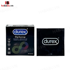 Bao cao su Durex Performa hộp 3 chiếc kéo dài thời gian chính hãng