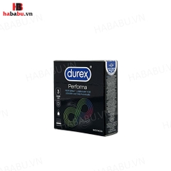 Bao cao su Durex Performa hộp 3 chiếc kéo dài thời gian chính hãng