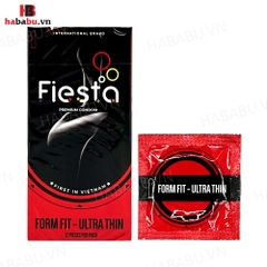 Bao cao su Fiest Form Fit Ultra Thin hộp 12 chiếc siêu mỏng chính hãng