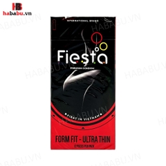 Bao cao su Fiest Form Fit Ultra Thin hộp 12 chiếc siêu mỏng chính hãng