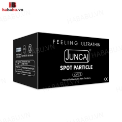 Bao cao su siêu mỏng Juncai Spot Particle hộp 10 chiếc chính hãng