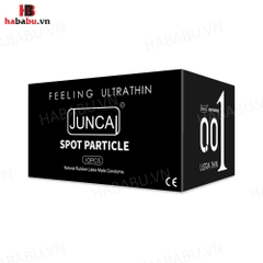 Bao cao su siêu mỏng Juncai Spot Particle hộp 10 chiếc chính hãng