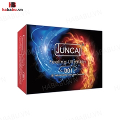 Bao cao su siêu mỏng Juncai Ice & Fire hộp 10 chiếc chính hãng
