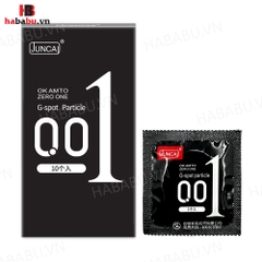 Bao cao su siêu mỏng Juncai Ok Amto G-spot Particle hộp 10 chiếc chính hãng