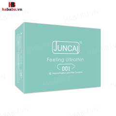 Bao cao su siêu mỏng Juncai Spearmint kéo dài thời gian hộp 10 chiếc chính hãng