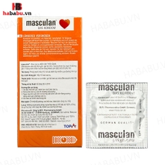 Bao cao su Masculan Long Pleasure hộp 10 chiếc kéo dài thời gian chính hãng