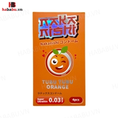 Bao cao su siêu mỏng Nakanishi Cam hộp 4 chiếc chính hãng