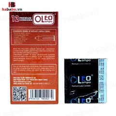 Bao cao su kéo dài thời gian Oleo Lambo 4in1 hộp 12 chiếc chính hãng
