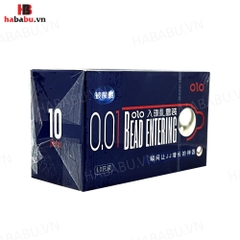 Bao cao su tăng khoái cảm Olo Đầu Bi hộp 10 chiếc Bead Entering chính hãng