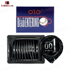 Bao cao su tăng khoái cảm Olo Đầu Bi hộp 10 chiếc Bead Entering chính hãng