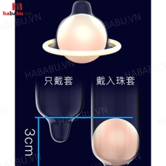 Bao cao su tăng khoái cảm Olo Đầu Bi hộp 10 chiếc Bead Entering chính hãng