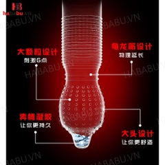 Bao cao su kéo dài thời gian Olo Kama Vàng hộp 10 chiếc chính hãng
