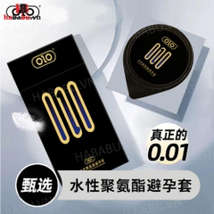 Bao cao su Olo Invisible 0.01mm hộp 3 chiếc siêu mỏng chính hãng