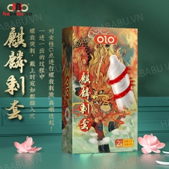 Bao cao su Olo râu đặc biệt, gân gai tăng kích thước có bi chính hãng