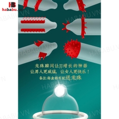 Bao cao su Olo râu đặc biệt, gân gai tăng kích thước có bi chính hãng