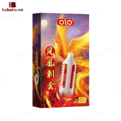Bao cao su Olo râu đặc biệt, gân gai tăng kích thước có bi chính hãng