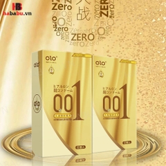 Bao cao su Olo Superior Vàng Gân hộp 10 chiếc kéo dài thời gian chính hãng