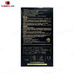 Bao cao su siêu mỏng Olo Thin Square Black hộp 10 chiếc chính hãng