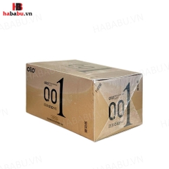 Bao cao su siêu mỏng Olo 0.01 Vàng hộp 10 chiếc chính hãng