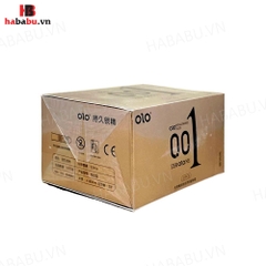 Bao cao su siêu mỏng Olo 0.01 Vàng hộp 10 chiếc chính hãng