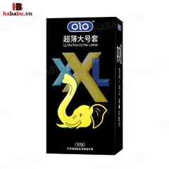 Bao cao su Olo XXL Ultra Thin Extra Large hộp 10 siêu mỏng chính hãng