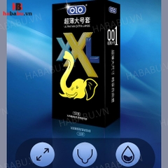 Bao cao su Olo XXL Ultra Thin Extra Large hộp 10 siêu mỏng chính hãng