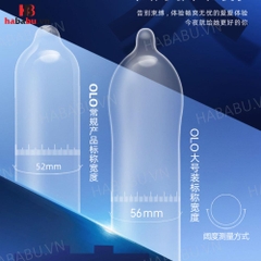Bao cao su Olo XXL Ultra Thin Extra Large hộp 10 siêu mỏng chính hãng